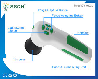 Analyseur blanc de diagnostic de scanner de peau d'USB d'appareil-photo d'Iriscope Iridology