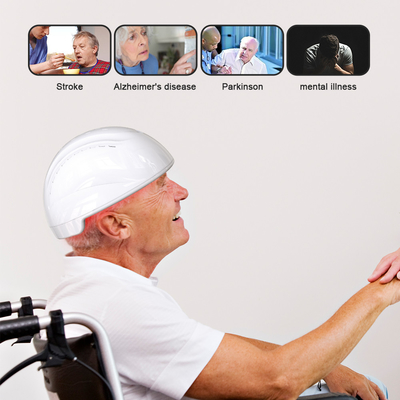 810nm noir blanc Photobiomodulation infrarouge Brain Helmet For Depression