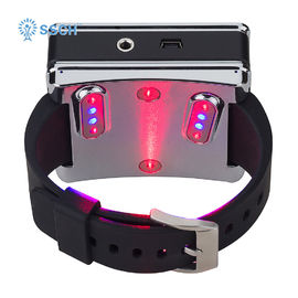 Hypertention/dispositif curatif laser de Cancer, montre de thérapie de laser avec lumière rouge/bleue