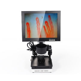 Portable machine d'essai de microcirculation de Capillaroscopy de pli de clou d'affichage à LED de 10 pouces