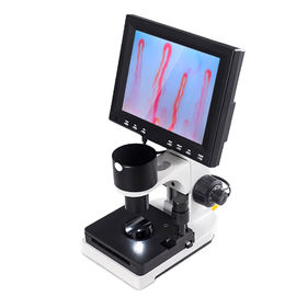 Détection de la machine d'analyse de sang d'écran de couleur de microscope de microcirculation de santé de corps