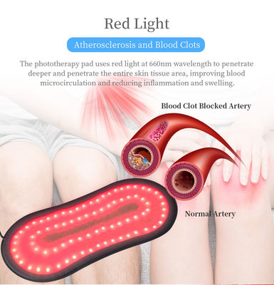 110V près de l'enveloppe infrarouge FDA de thérapie de lumière rouge pour le soulagement de douleurs de dos