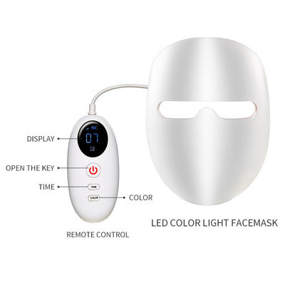 Masque protecteur infrarouge tenu dans la main de thérapie de photo de lumière de 7 couleurs LED