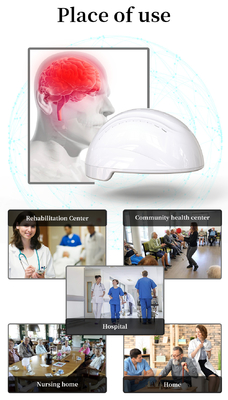 La clinique à la maison emploient le traitement 810nm de Nir Photobiomodulation Brain Helmet Disease
